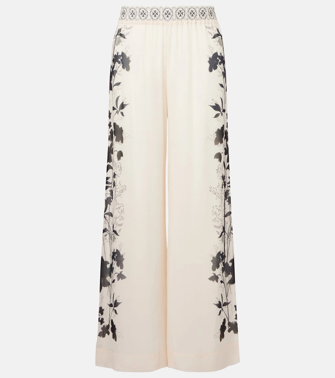 La DoubleJ - Printed silk palazzo pants