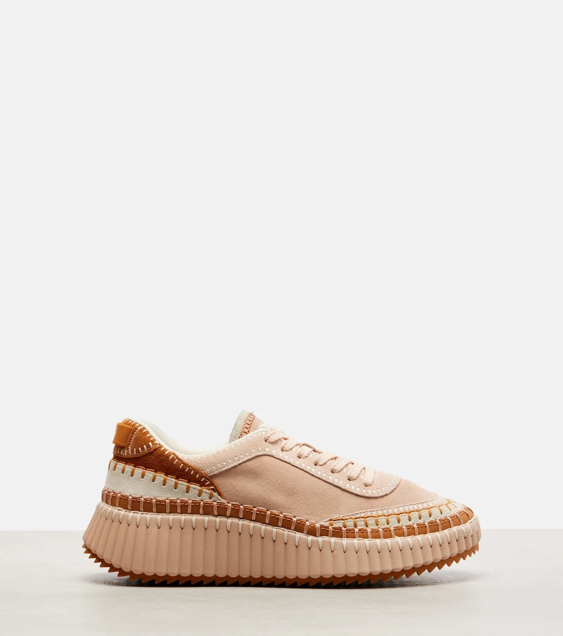 Chloé - Nama suede platform sneakers