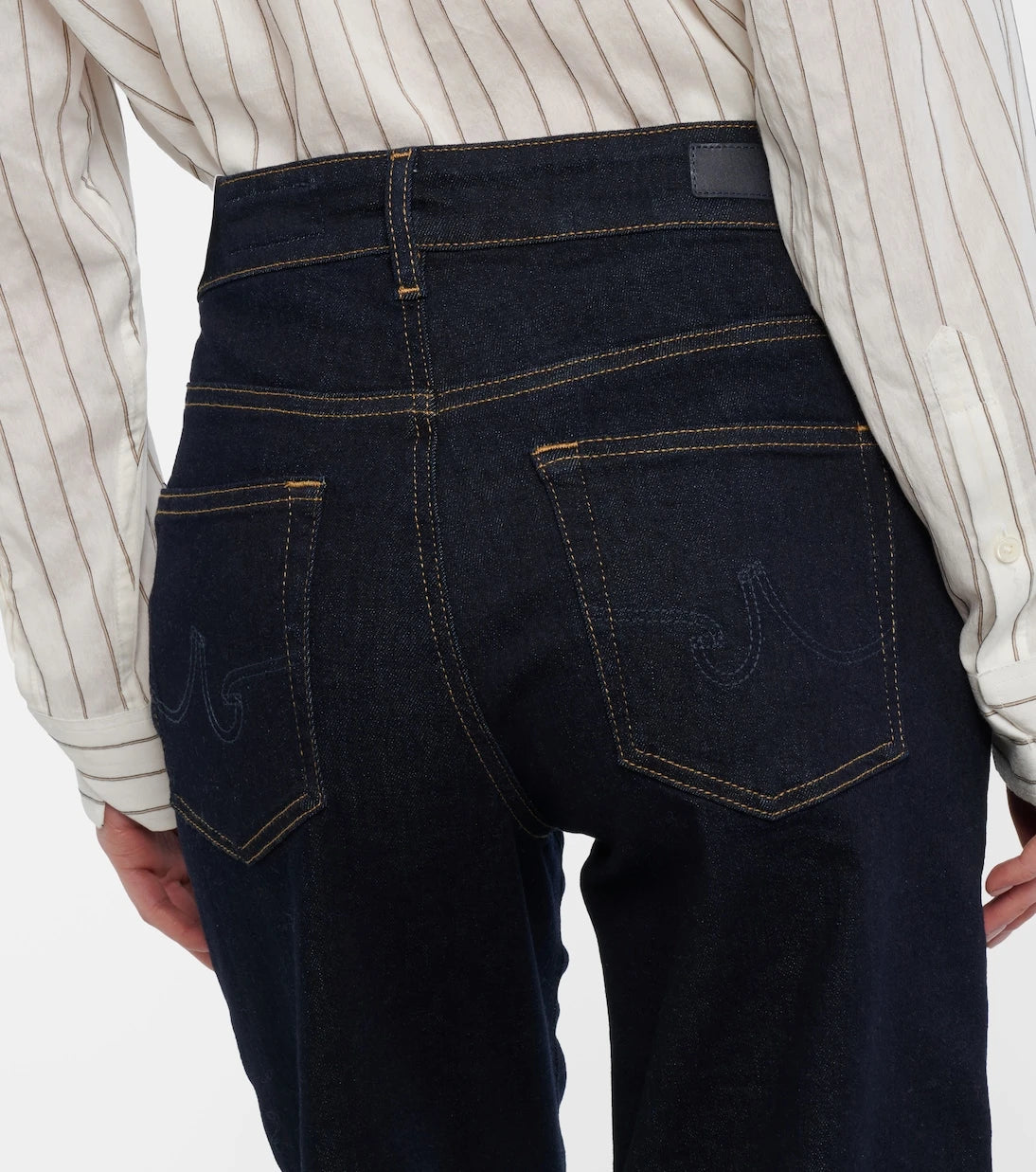 AG Jeans - Saige cropped wide-leg jeans