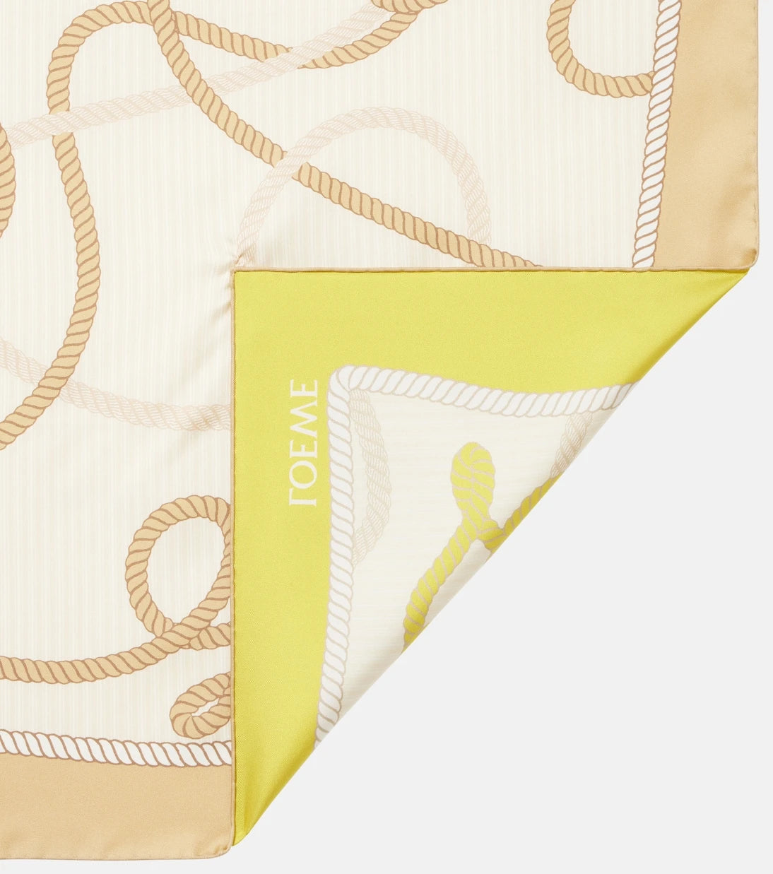 Loewe - Anagram silk twill scarf
