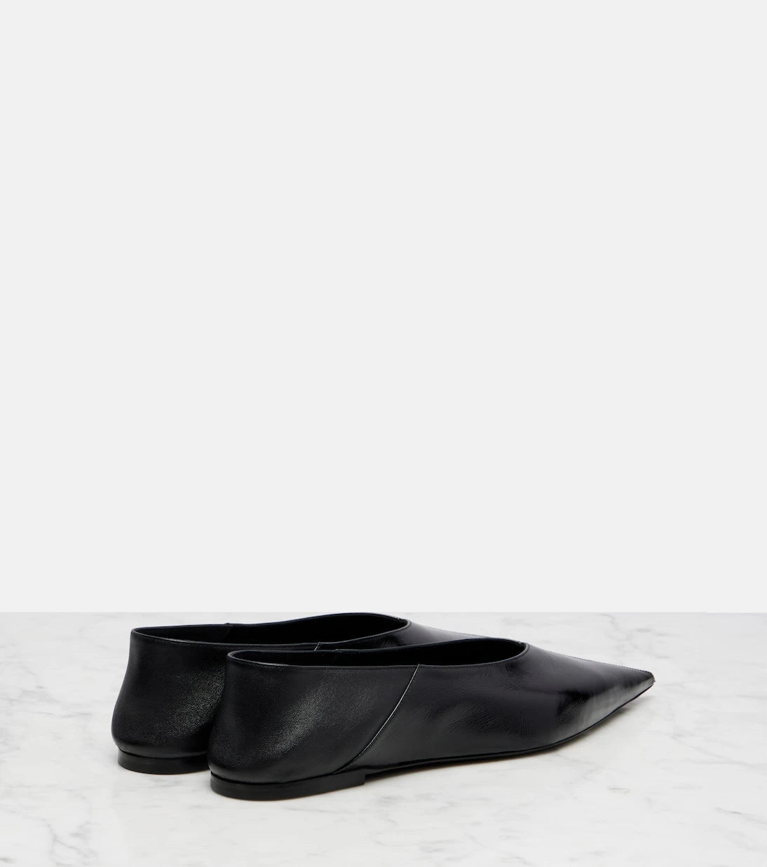 Saint Laurent - Carolyn leather ballet flats