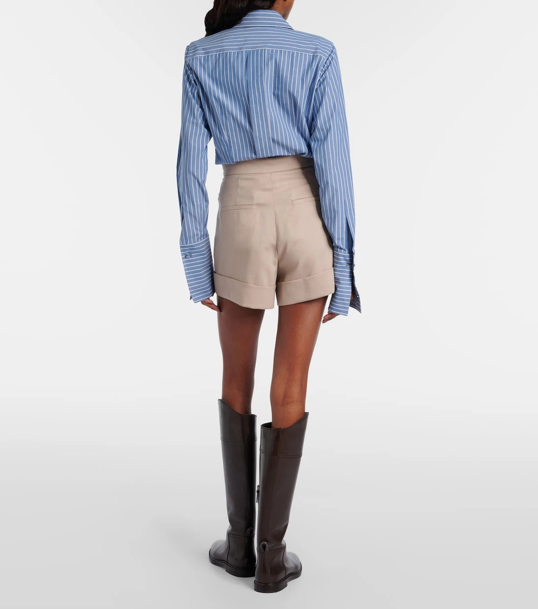 Max Mara - Wool, mohair, and silk shorts
