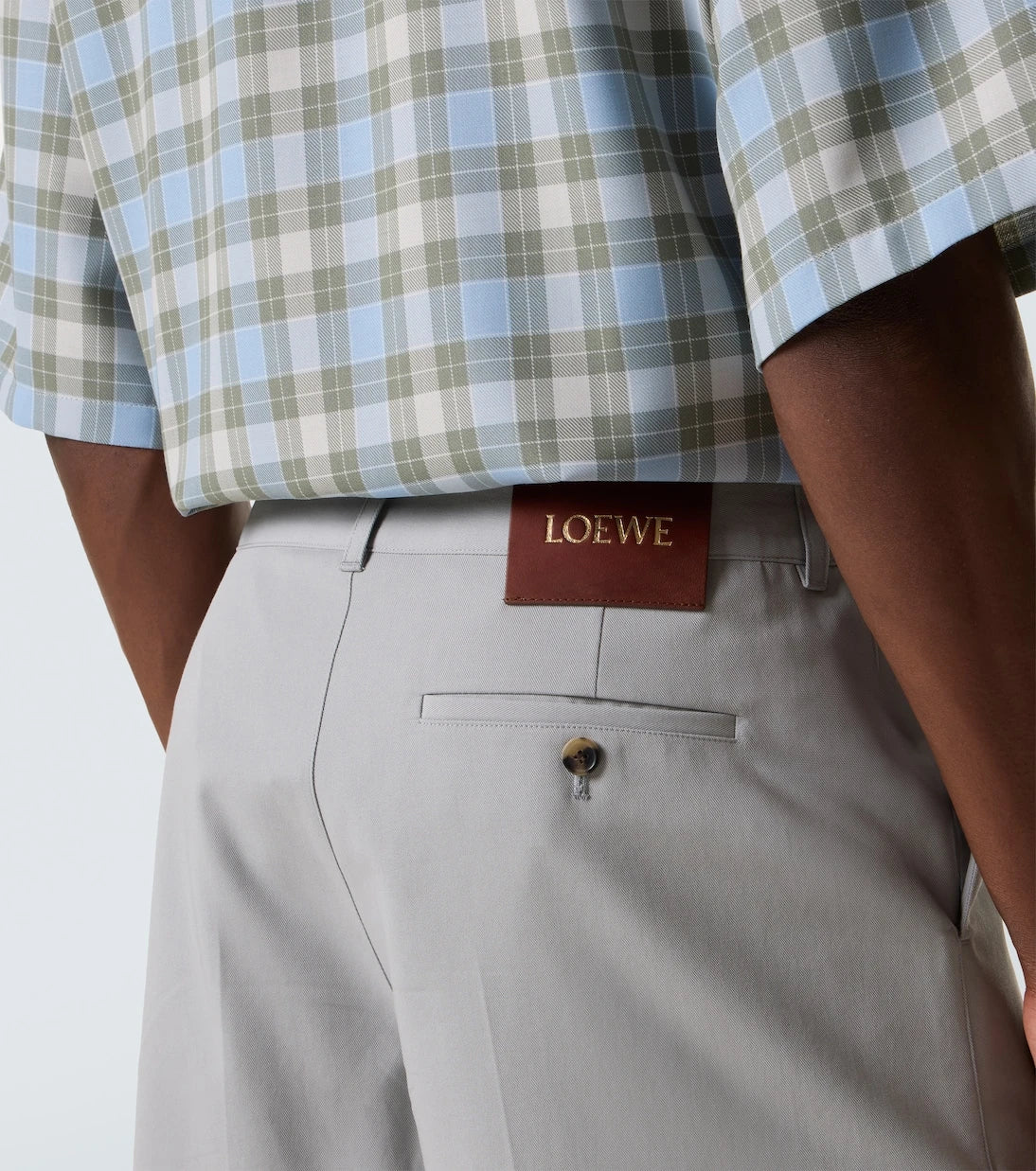 Loewe - Anagram cotton twill shorts