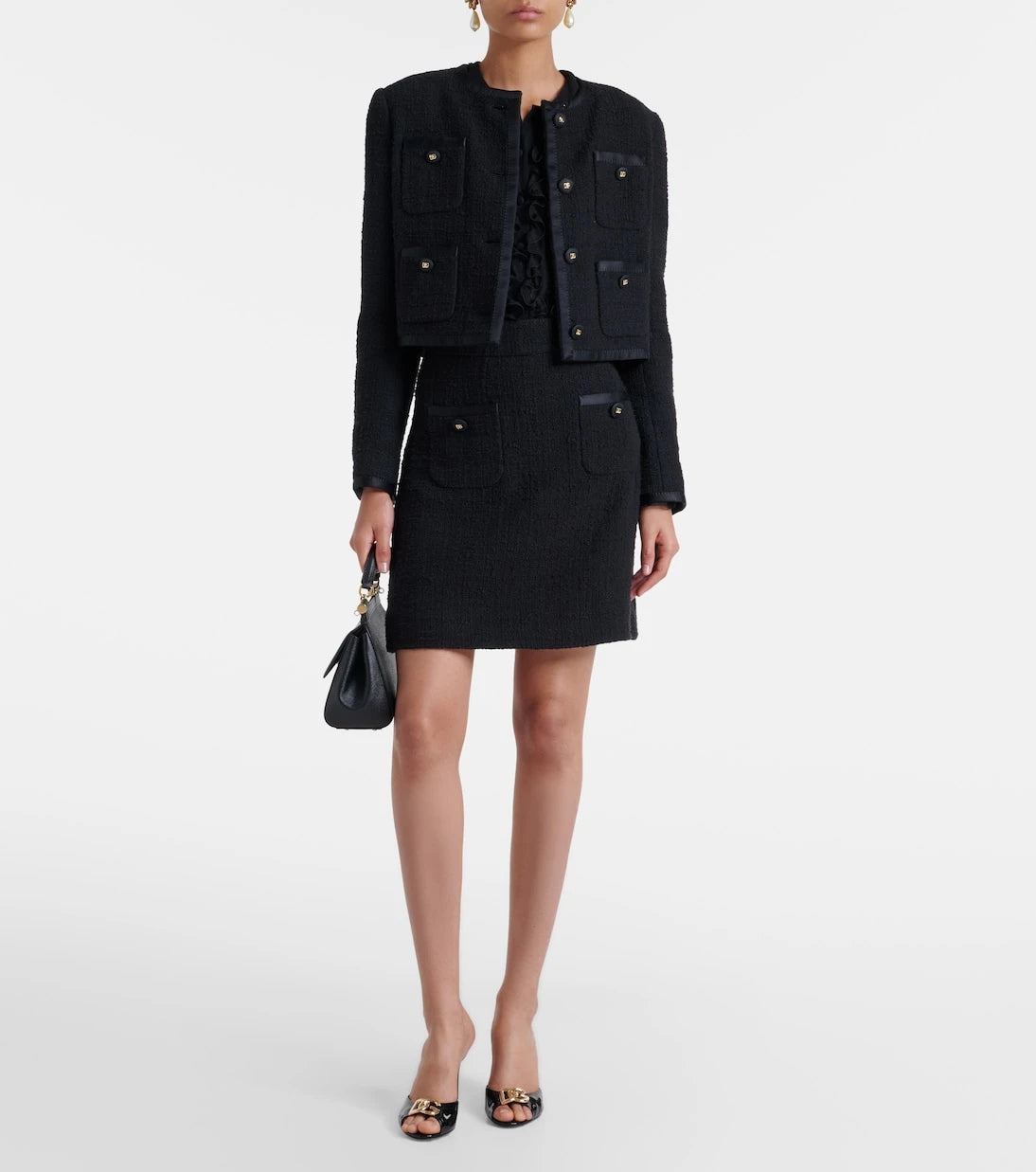 Dolce&Gabbana - DG patent leather mules