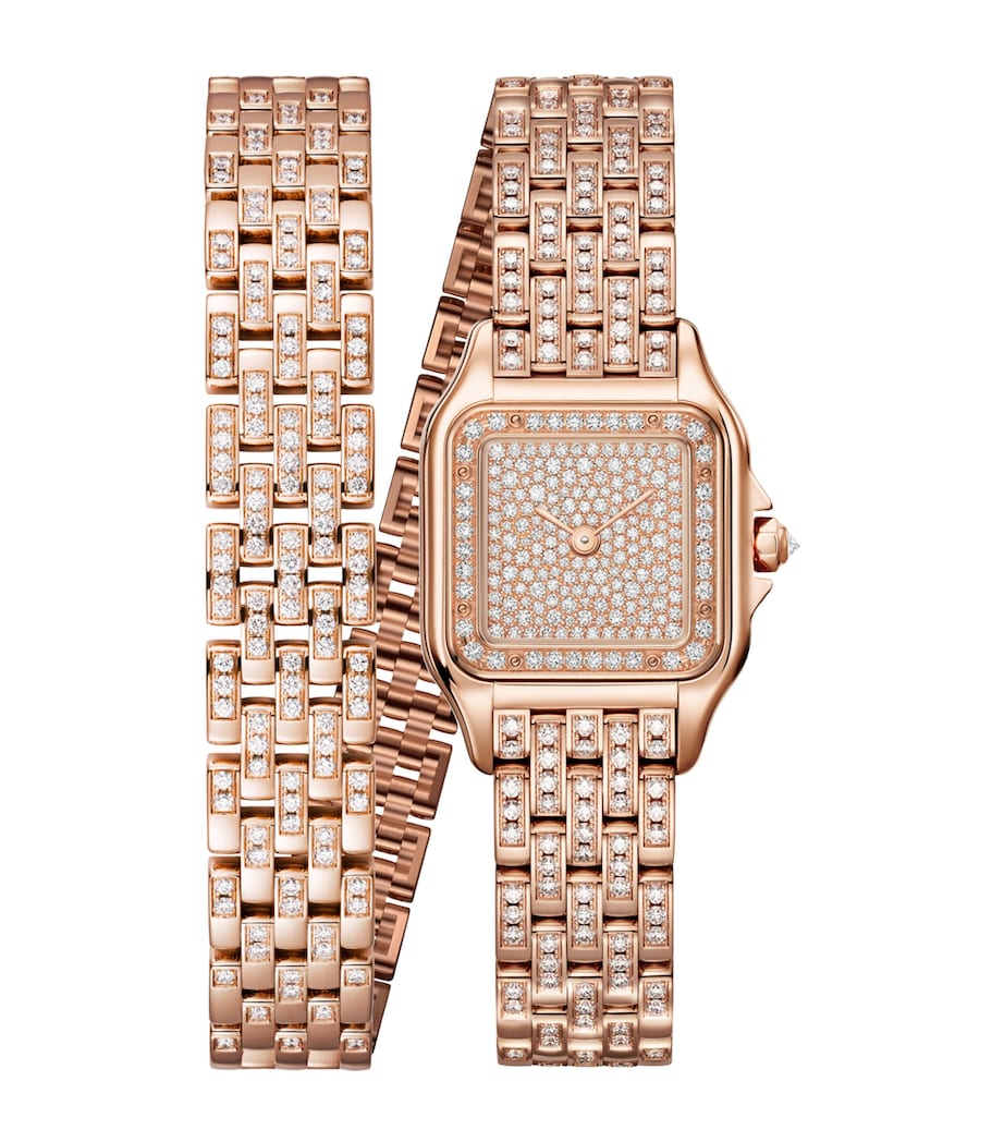 Rose Gold and Diamond Panthère de Cartier Watch 22mm