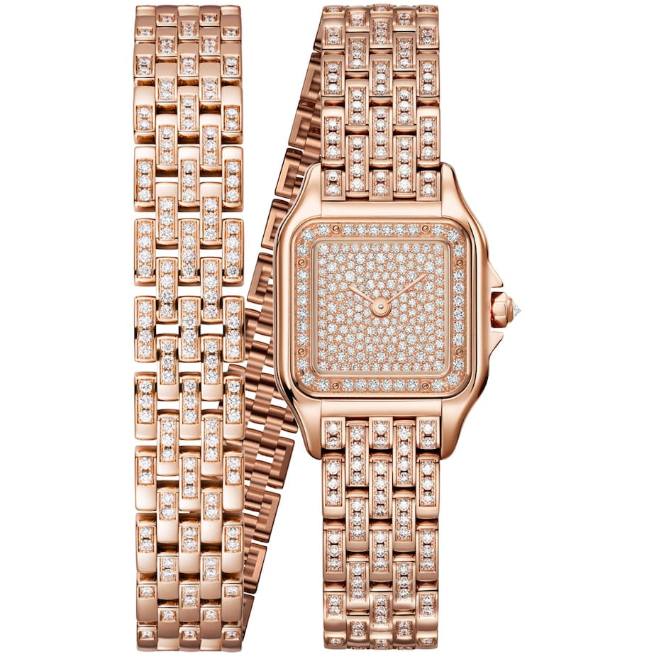 Rose Gold and Diamond Panthère de Cartier Watch 22mm