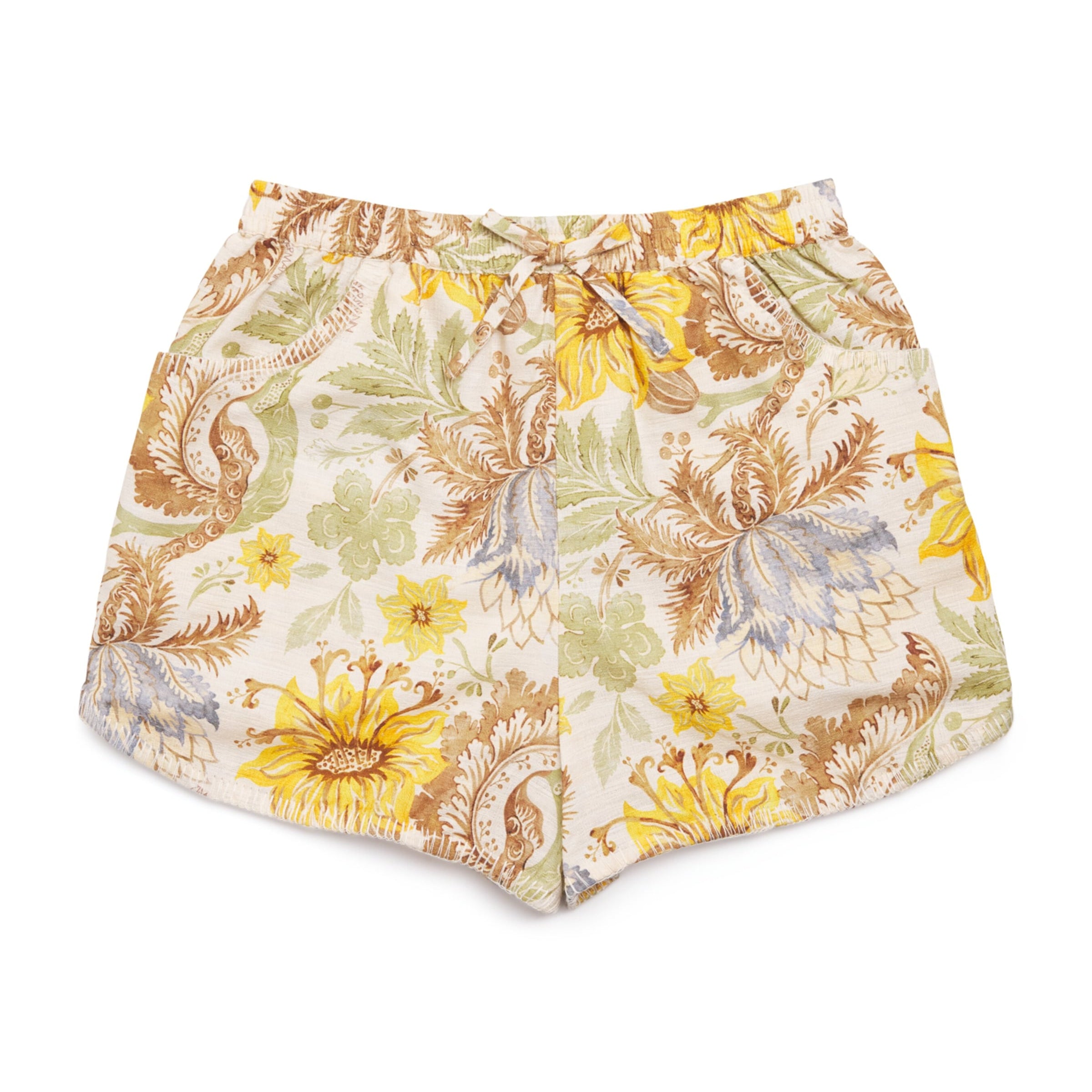 Zimmermann Kids Cotton Floral Daylight Shorts (1-12 Years)