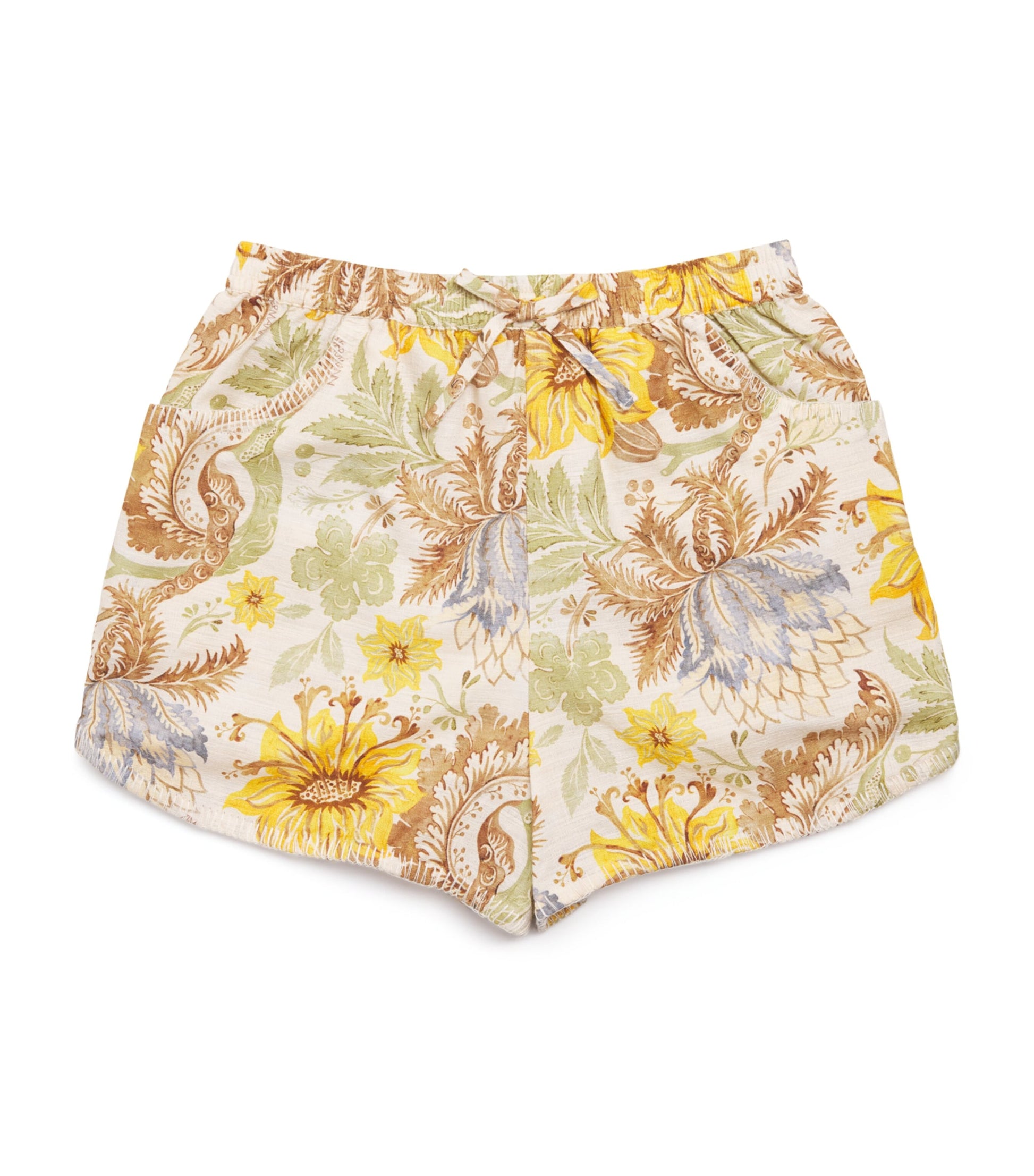 Zimmermann Kids Cotton Floral Daylight Shorts (1-12 Years)