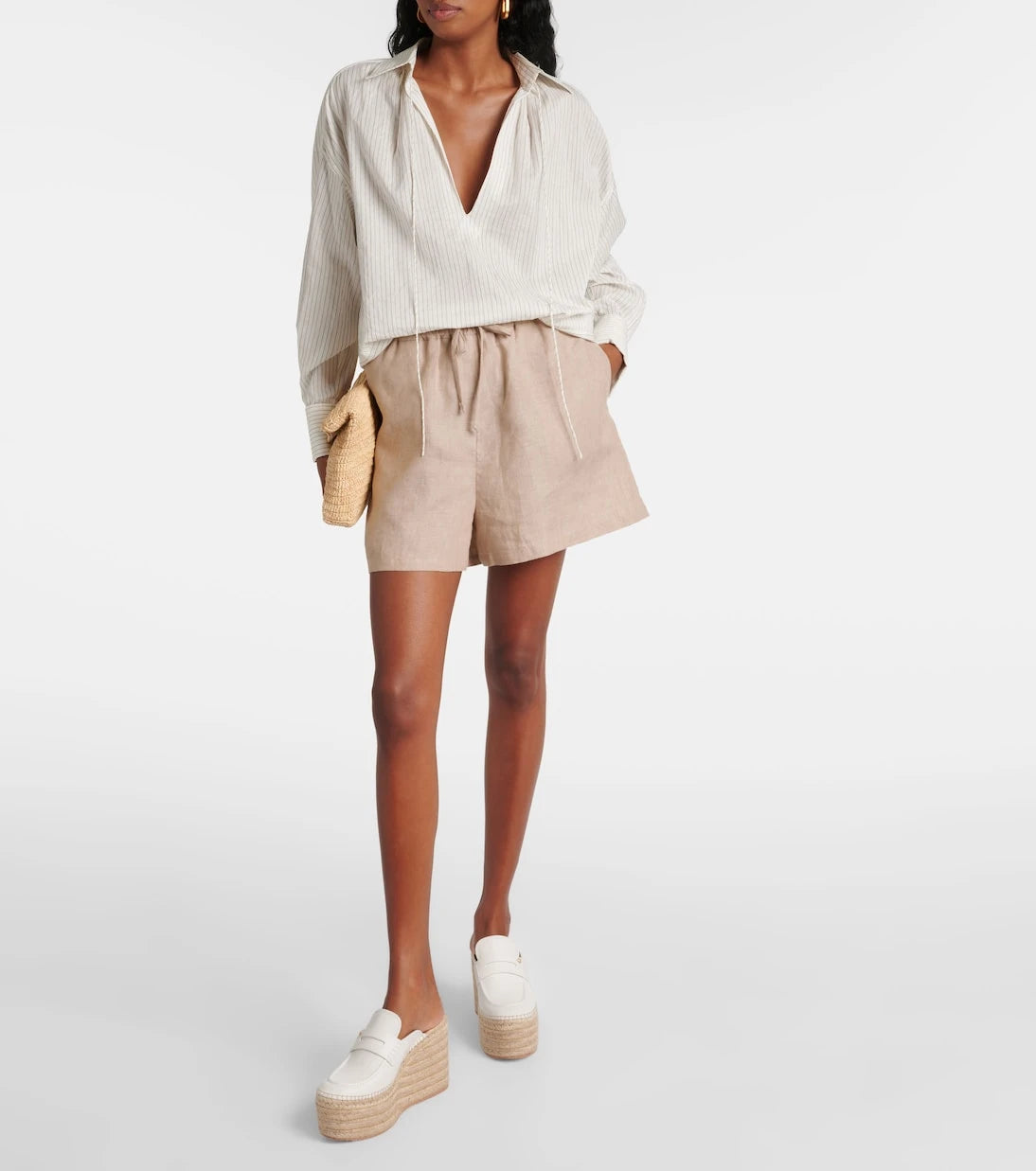 Gianvito Rossi - Leather espadrille wedges