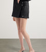 Prada Black Re-Nylon Wrap Mini Skirt