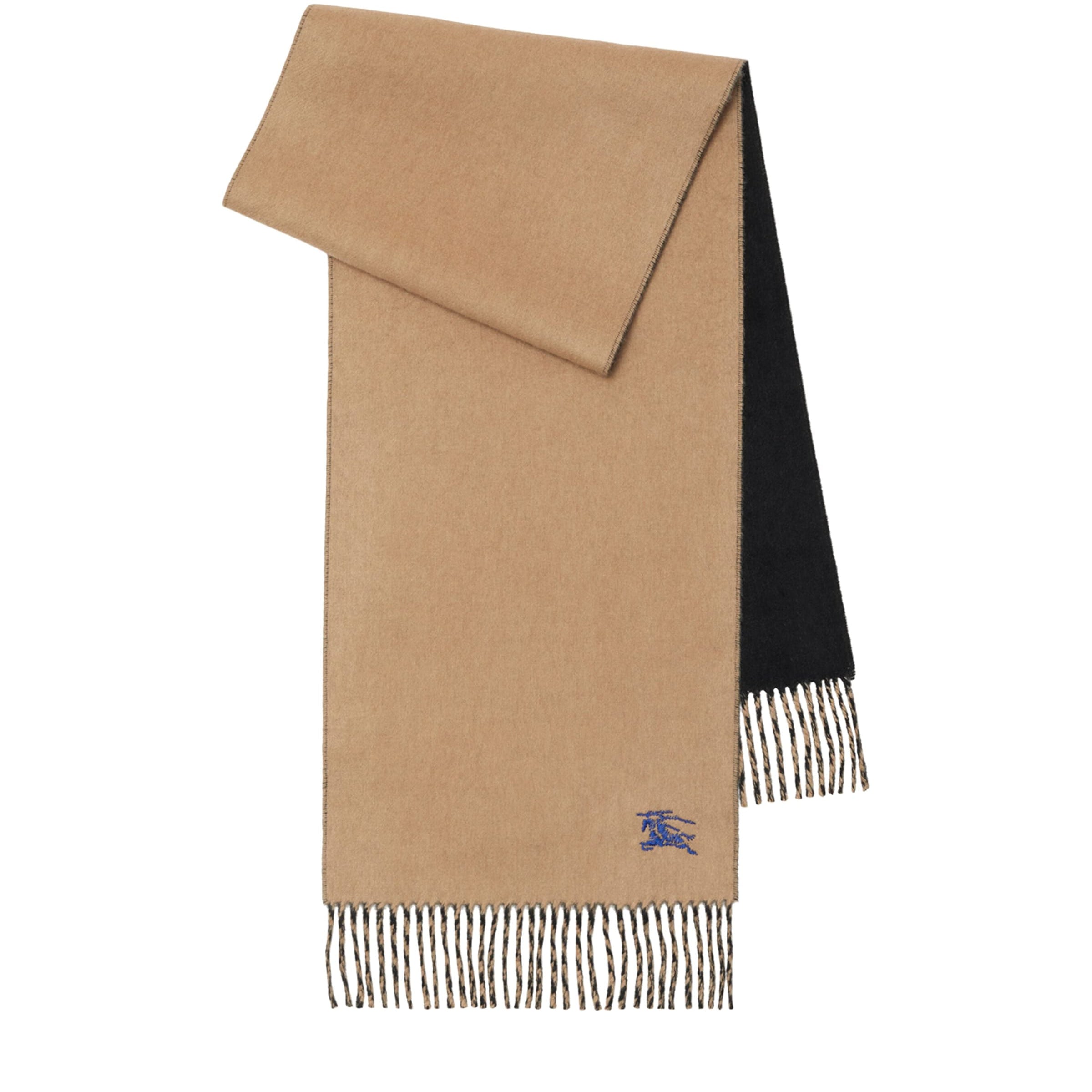 Black Cashmere Reversible Scarf