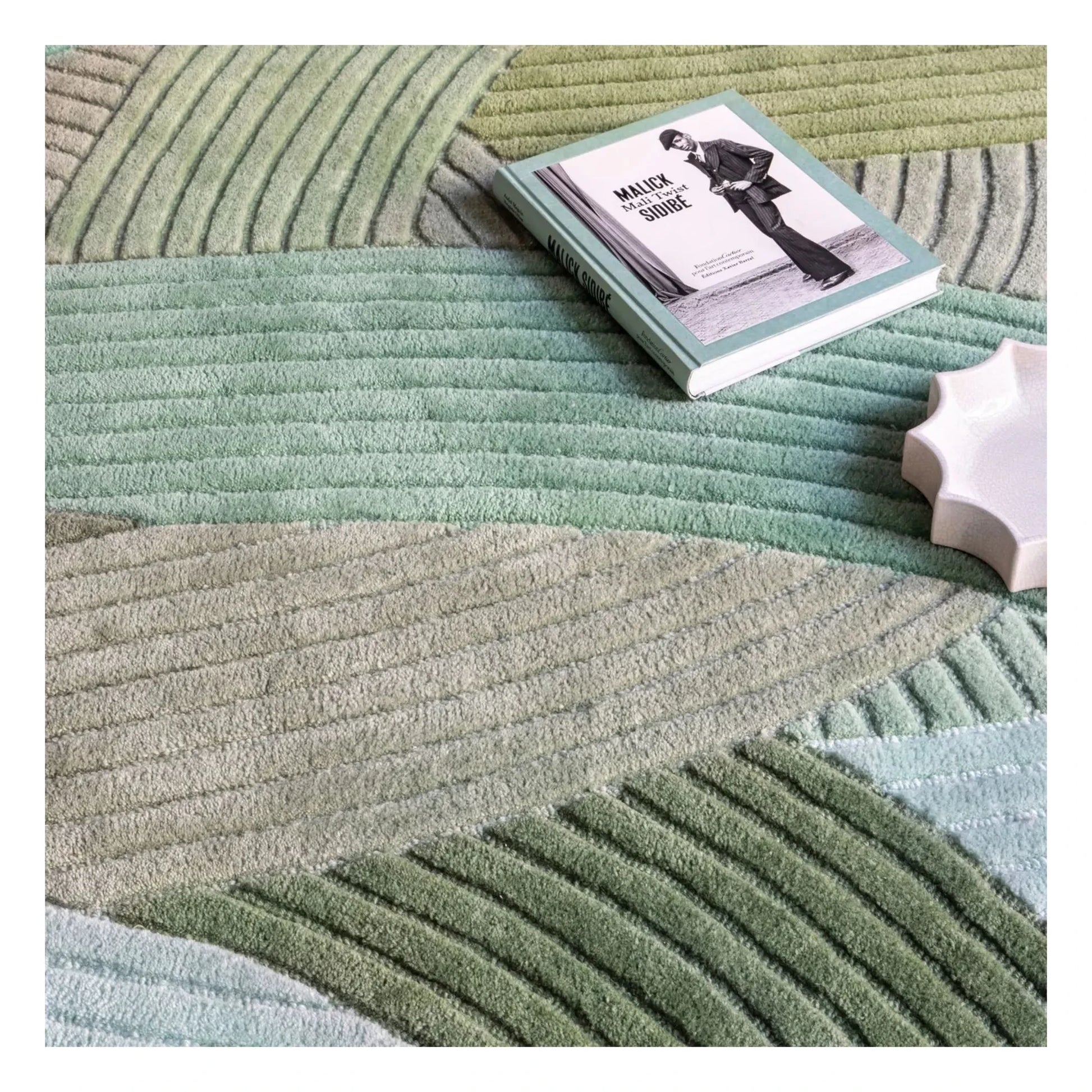 Edito - Canopée wool carpet | Green