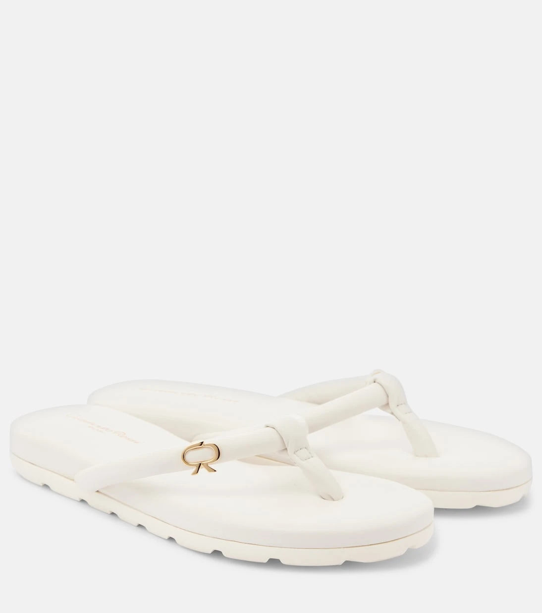 Gianvito Rossi - Juno leather thong sandals
