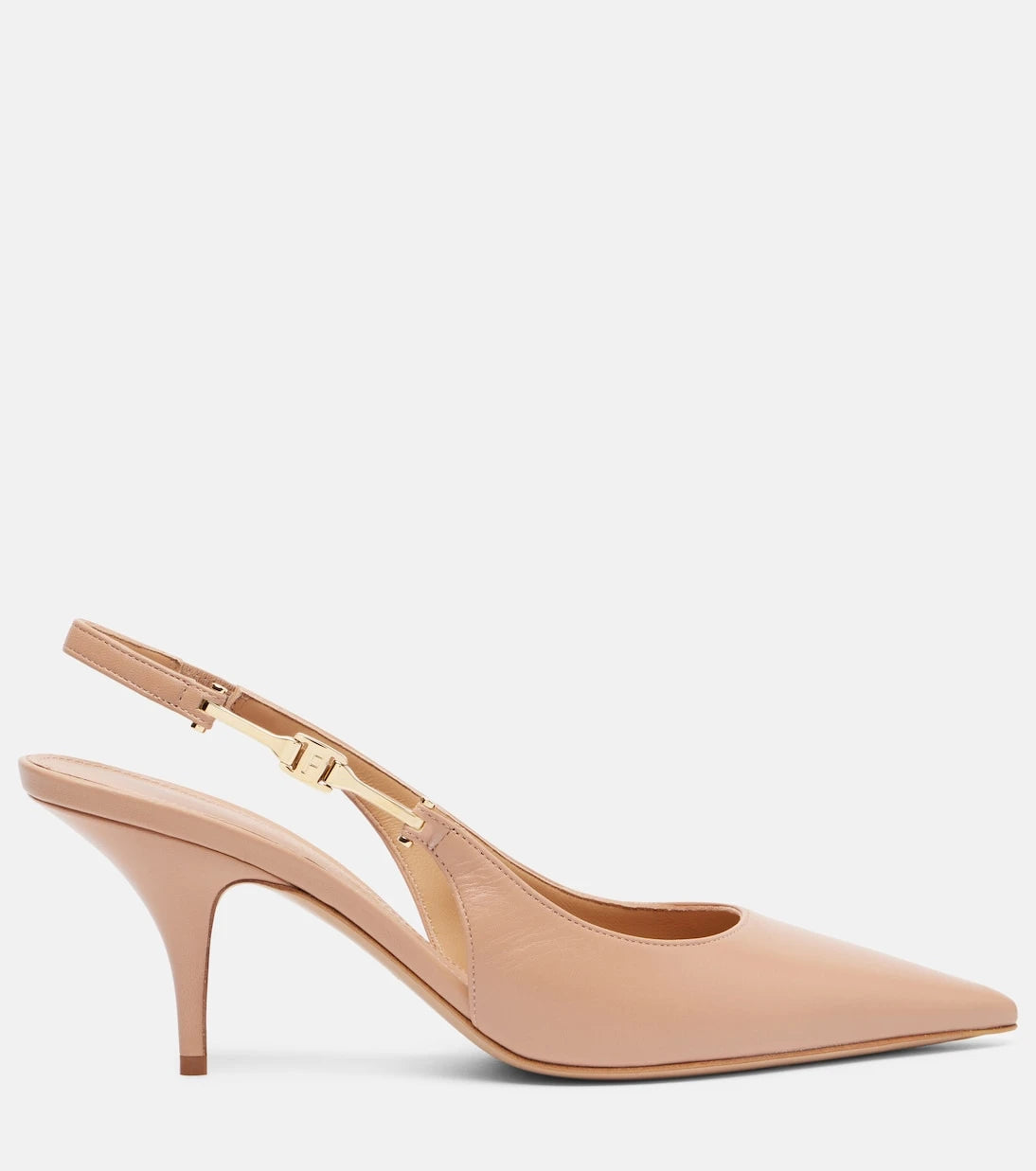 Ferragamo - Tally 70 leather slingback pumps