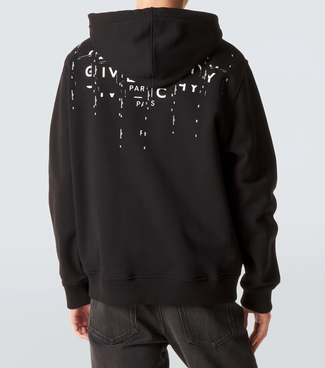 Givenchy - Logo cotton fleece zip-up hoodie