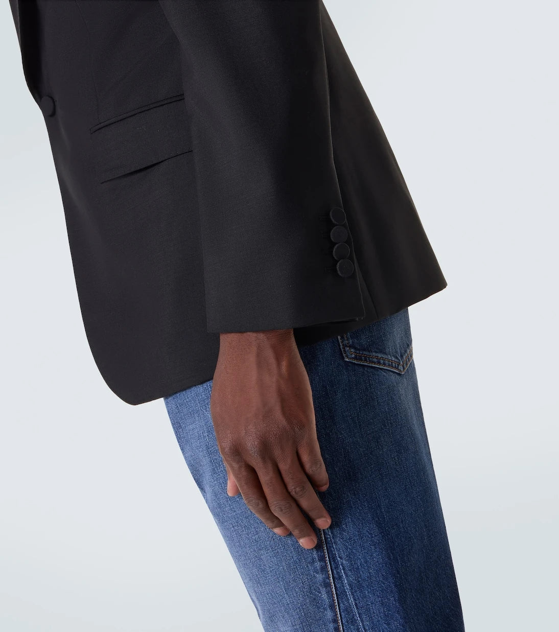 Givenchy - Wool and mohair tuxedo jacket