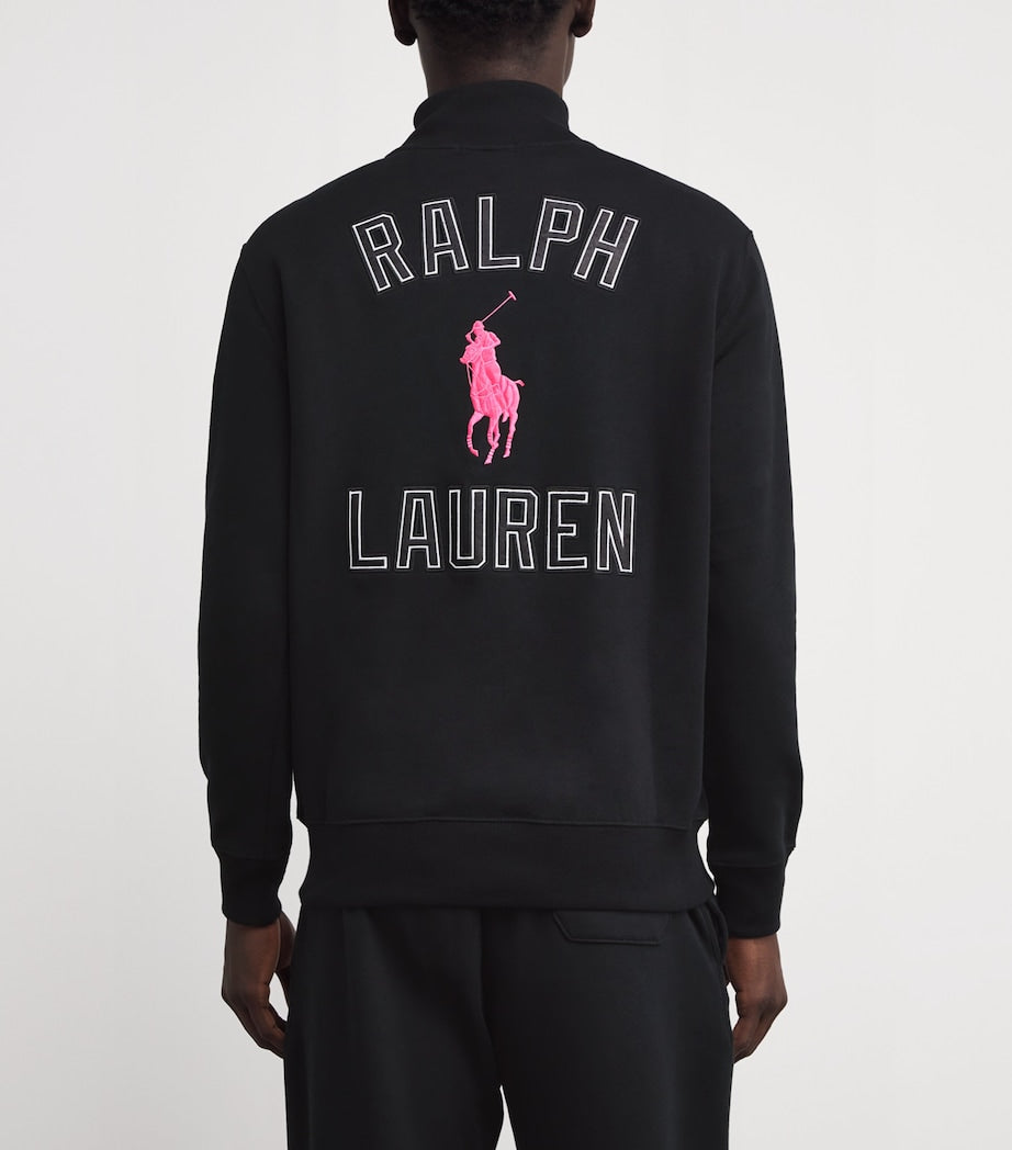 Cotton Quarter-Zip Sweatshirt