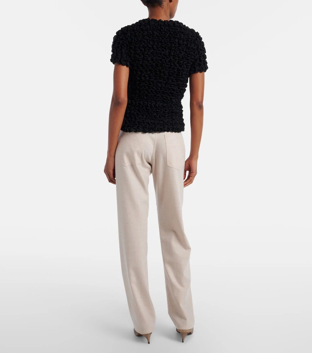 Khaite - Callum wool and cashmere straight pants