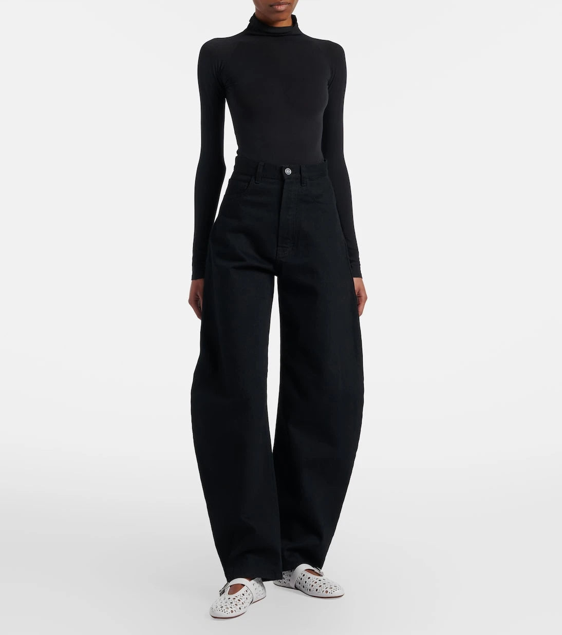 Alaïa - Vienne leather ballet flats