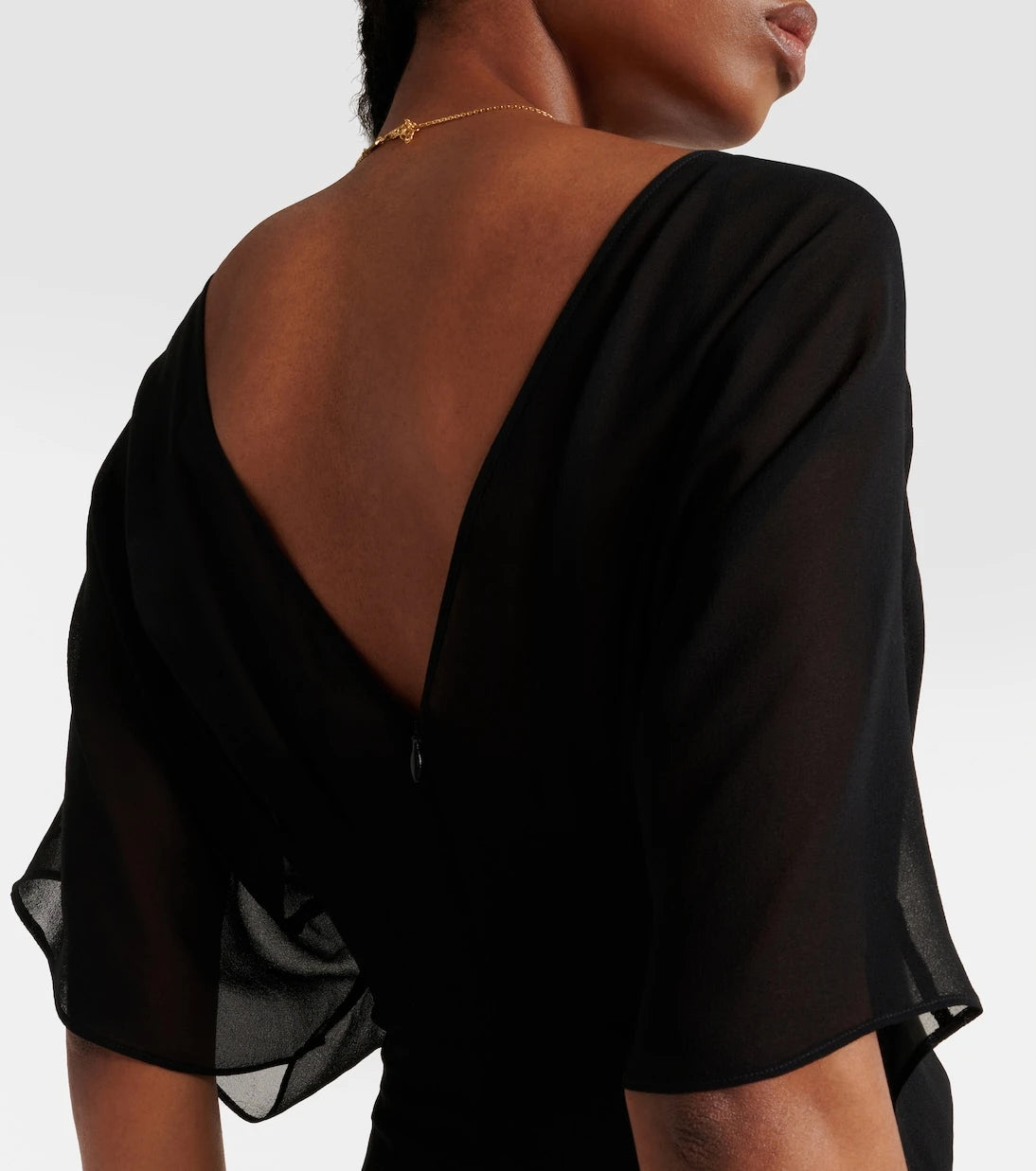 Max Mara - Murge draped silk gown