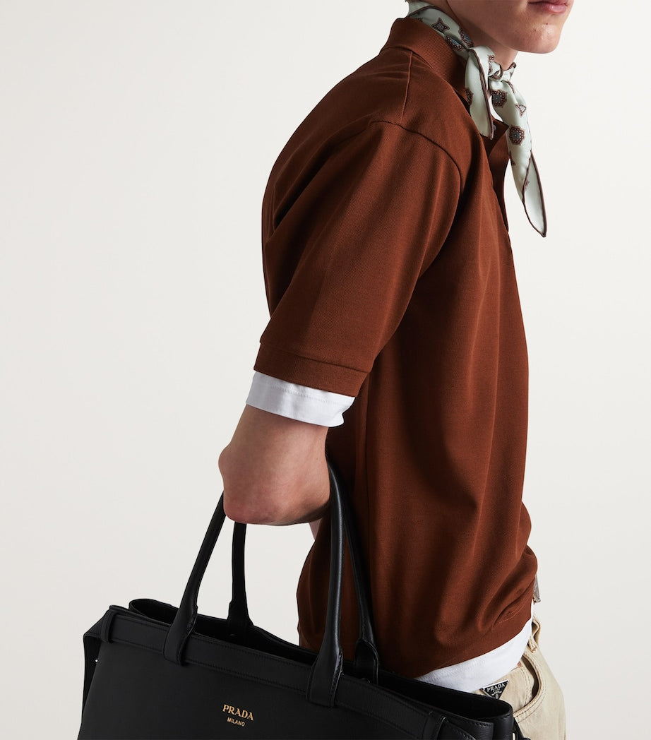 Prada Cotton Layered Polo Shirt