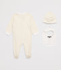 Balmain Kids All-In-One, Bib and Hat Set (3-9 Months)