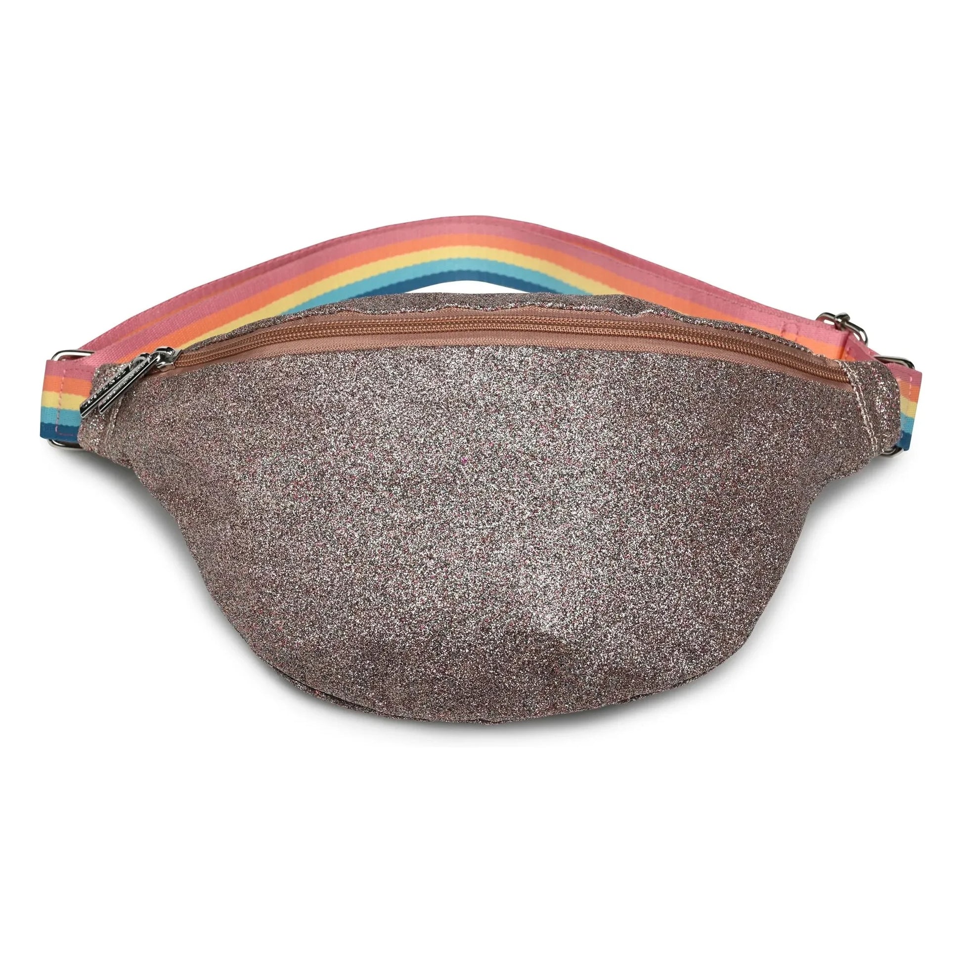 Caramel & Cie - Mom Glitter Banana Bag | Copper red
