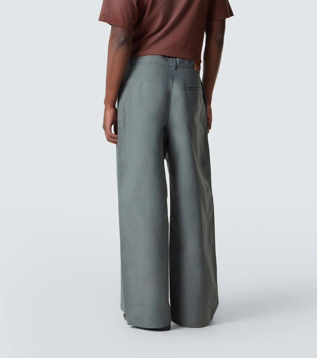 Acne Studios - Cotton satin wide-leg pants