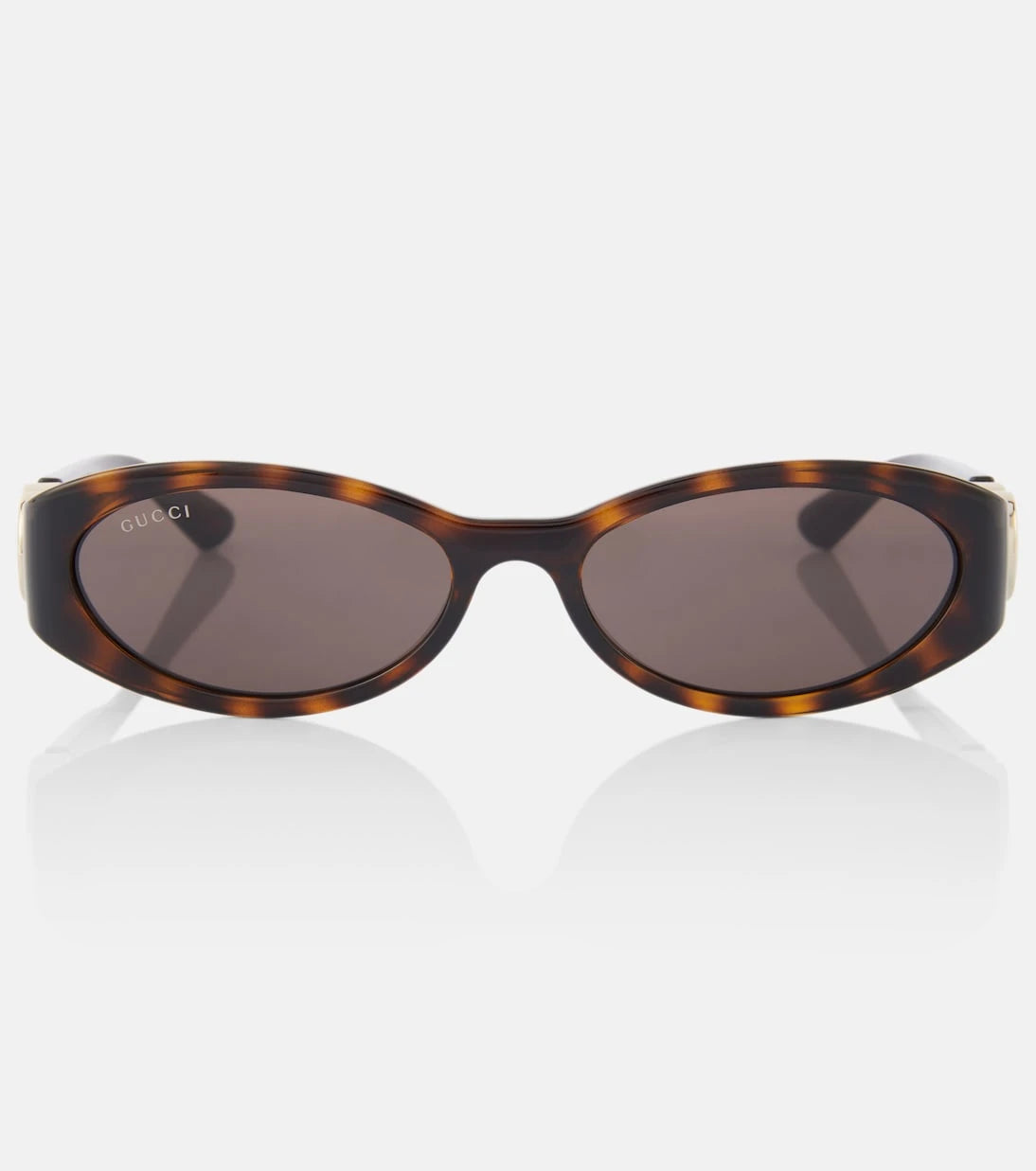 Gucci - Interlocking G oval güneş gözlüğü