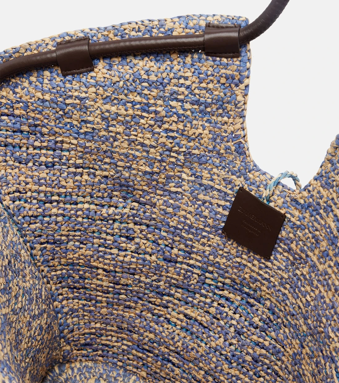 Zimmermann - Goldentime Medium fringed raffia tote bag