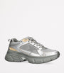 Golden Goose Silver Leather Lightstar Low-Top Sneakers