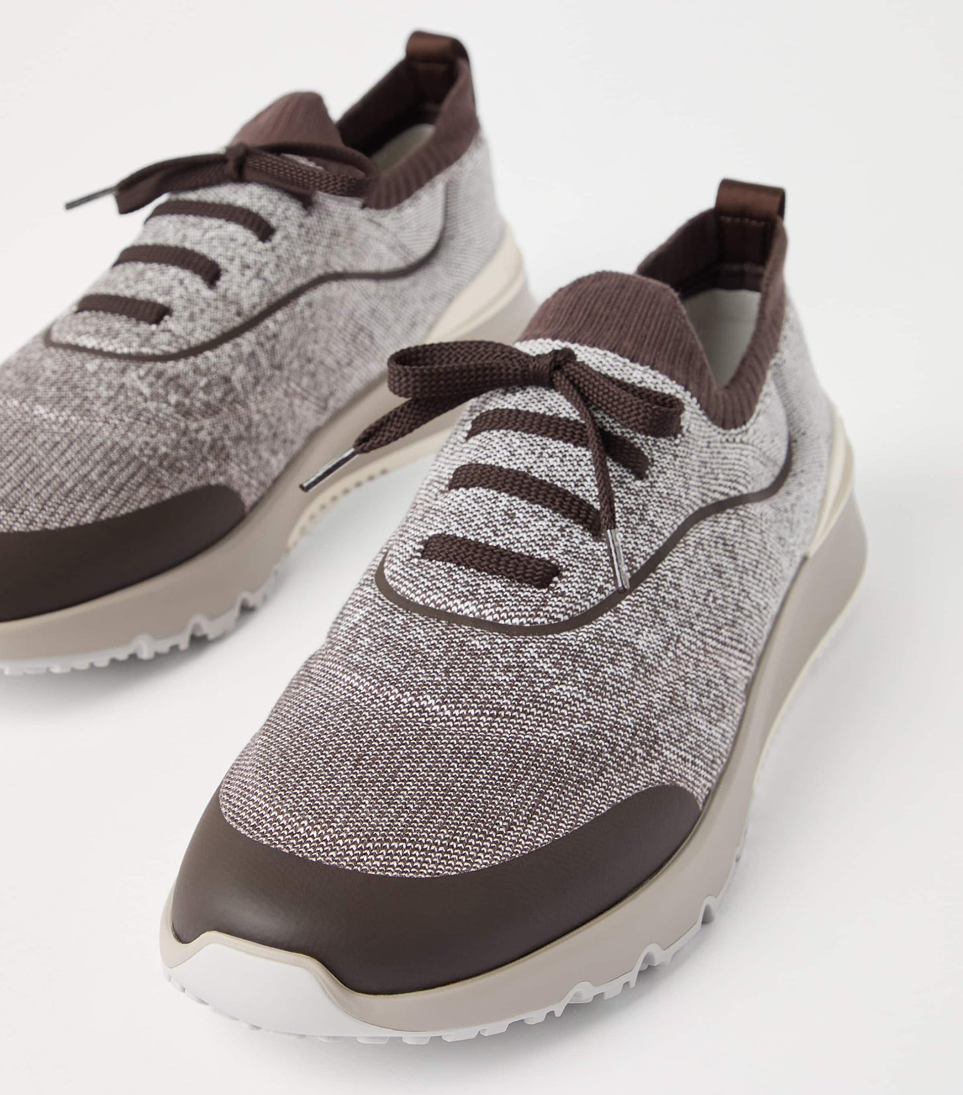 Brunello Cucinelli Cotton-Knit Running Shoes