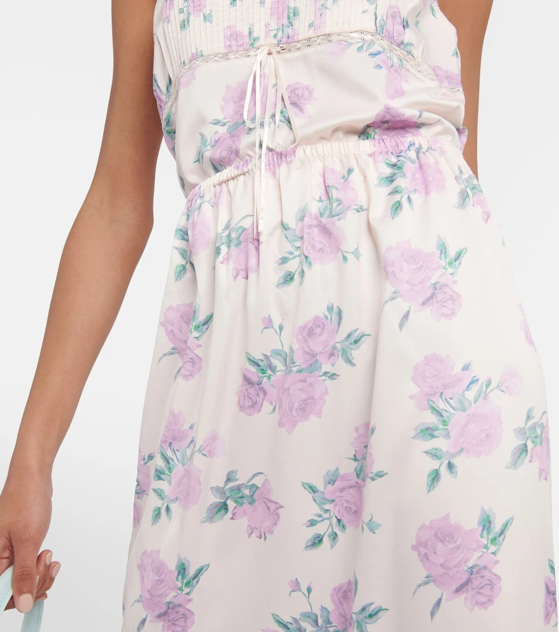 LoveShackFancy - Fayette floral midi skirt