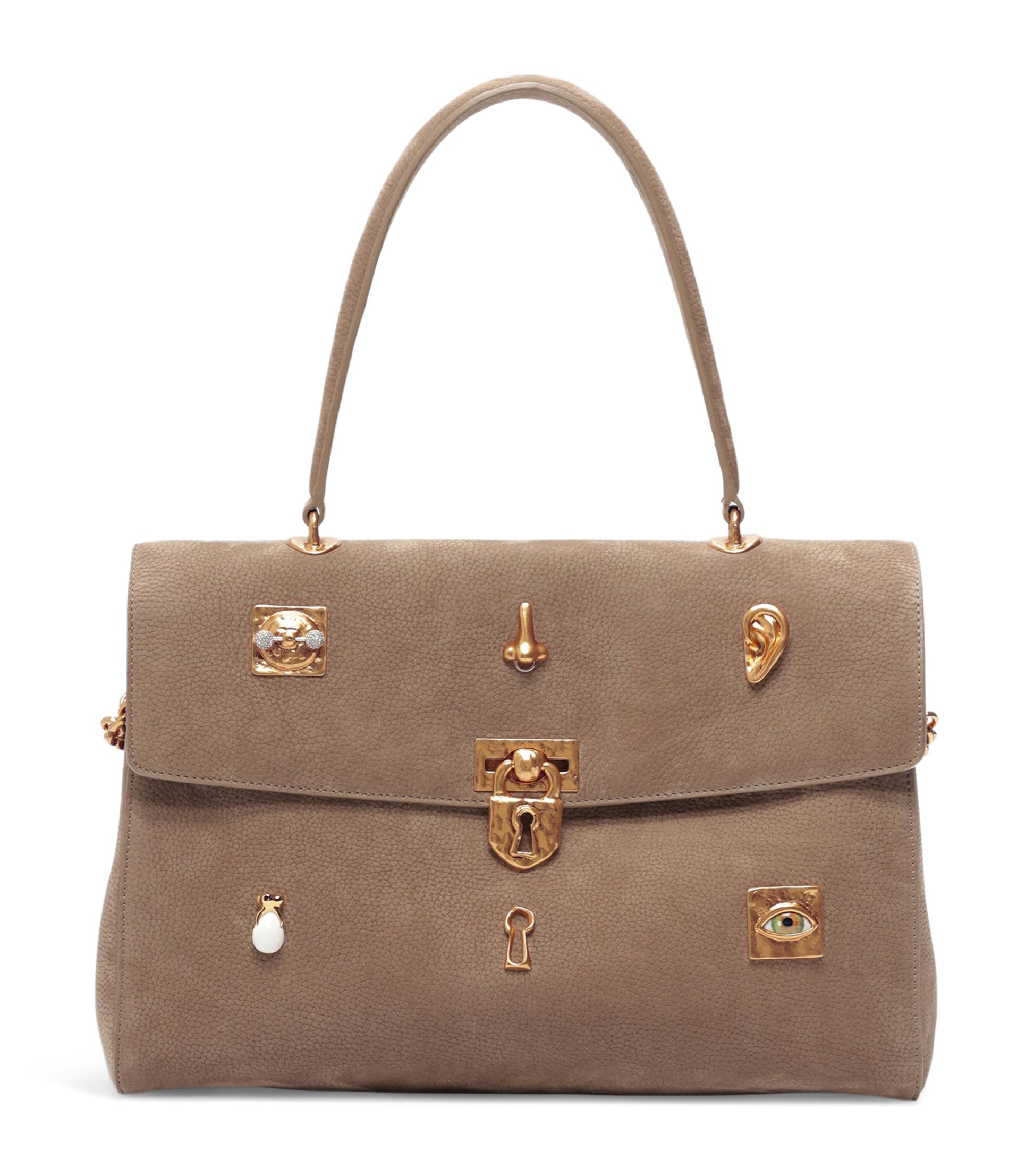 Suede Bijoux Soft Secret Shoulder Bag