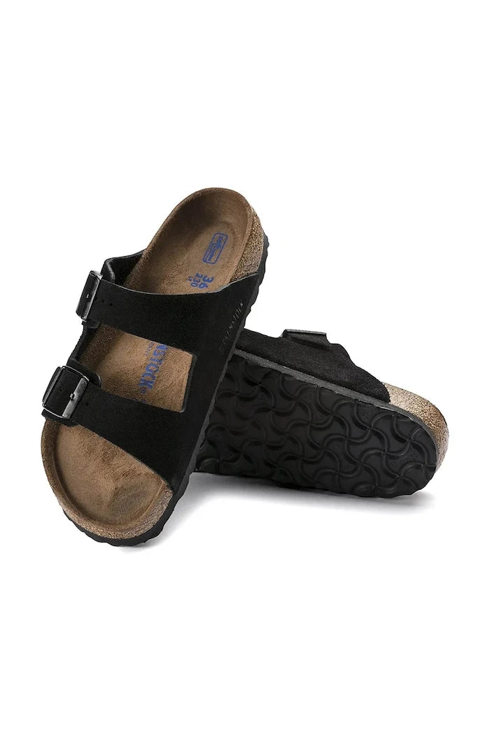 Велурени чехли Birkenstock Arizona SFB