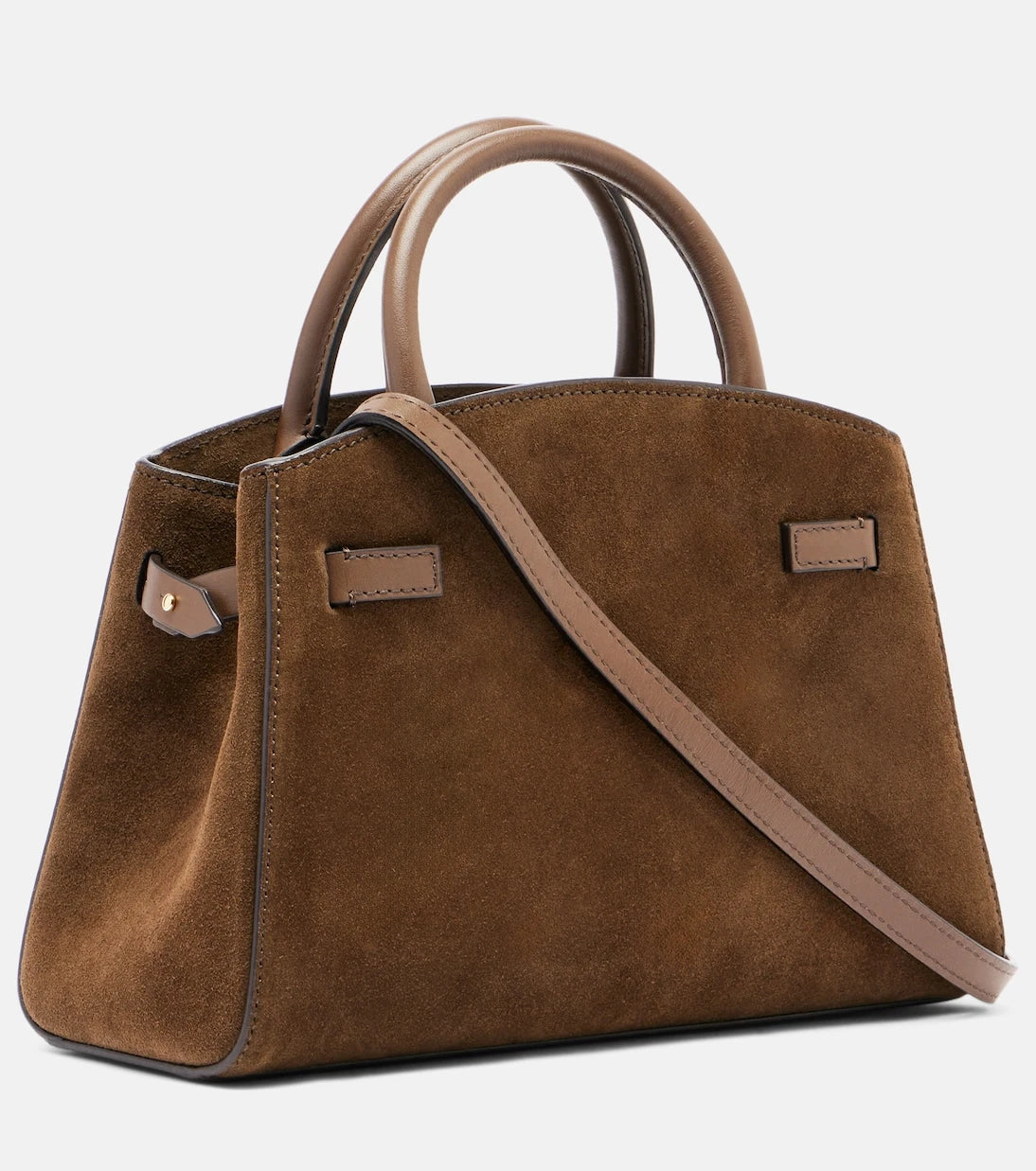 DeMellier - Hudson Small suede top-handle bag