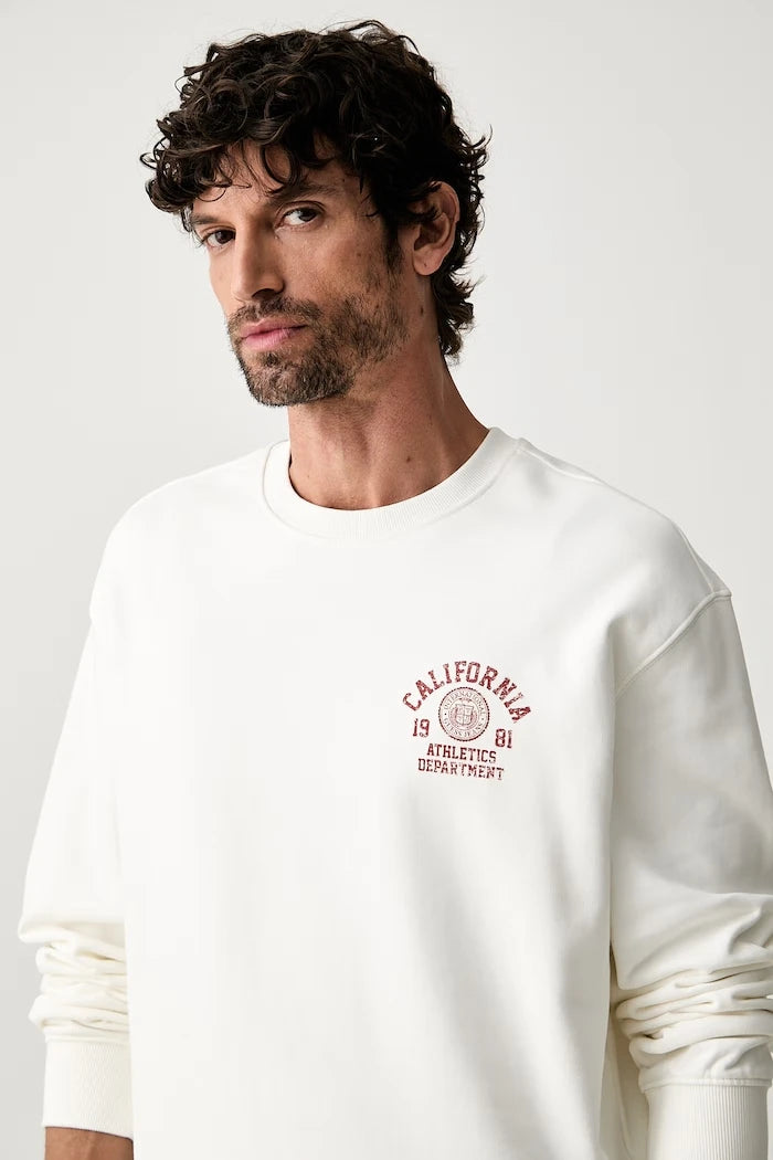 Guess Jeans erkek pamuklu sweatshirt