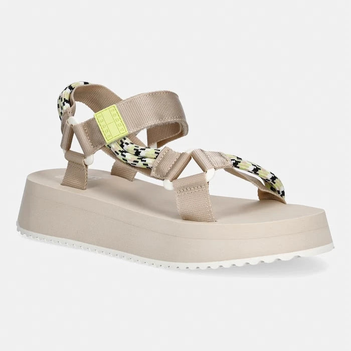 Tommy Jeans Kadın Platform Sandalet TJW EVA ROPE SANDAL