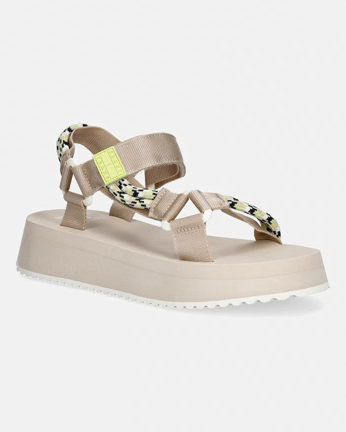 Tommy Jeans Kadın Platform Sandalet TJW EVA ROPE SANDAL
