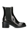 Tod's Black Patent Leather Ankle Boots 55