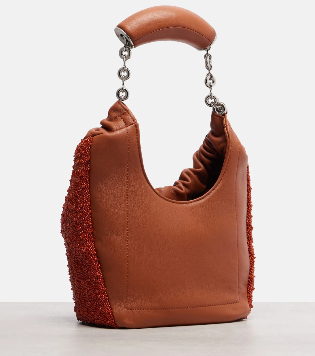 Loewe - Squeeze Mini beaded leather tote bag