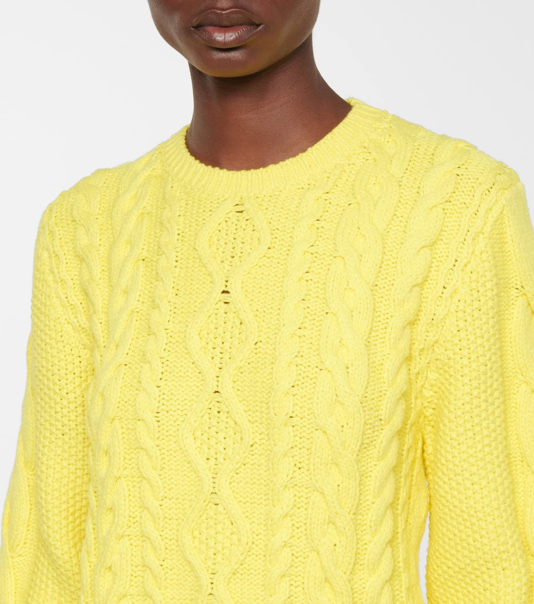 Stella McCartney - Cable-knit cotton-blend sweater