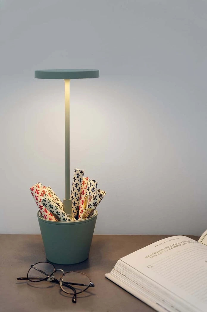 Zafferano Paldina Reverso Kablosuz LED Masa Lambası