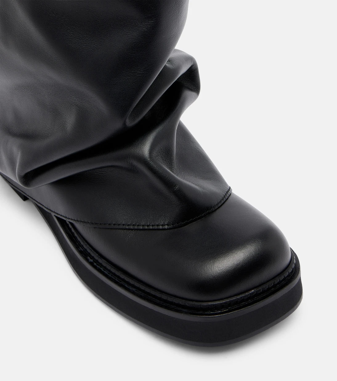 The Attico - Robin leather combat boots