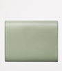 Calfskin Panthère de Cartier Mini Wallet SAGE GREEN