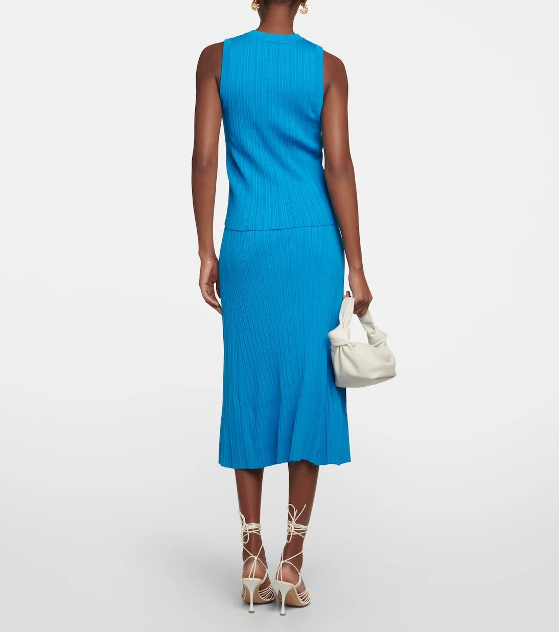 CO - V-neck silk blend tank top