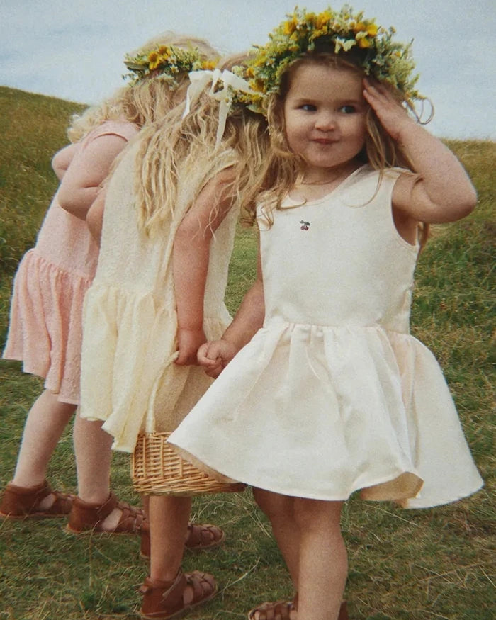 Konges Sløjd BELLIS DRESS GRS kloş elbise