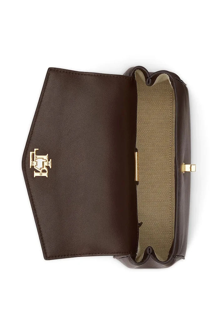 Lauren Ralph Lauren kadın deri crossbody çanta