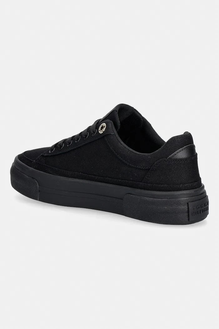 Tommy Hilfiger TH FOXING PLATFORM CANVAS kadın alçak sneaker