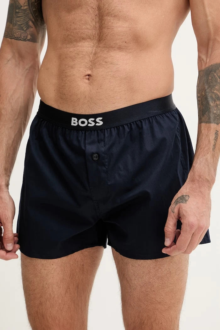 BOSS боксерки мъжки от памук 2P Boxer Shorts EW 2 броя